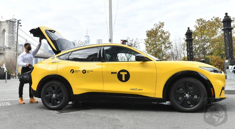 New York Taxi Fleets Begin Using The Mustang Mach-E